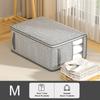 Gray Clothes Organizer Bag, Quilt Storage Bag, Wardrobe Clothes Sorting Bag, With Window Storage Bag Waterproof Storage Bag