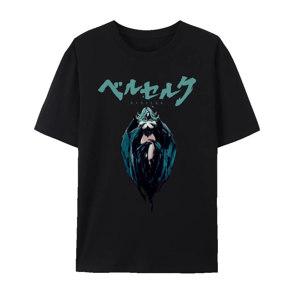 Футболка Berserk Gess & Griffith Graphic Cotton, рубашка-унисекс с коротким рукавом и круглым вырезом в японском стиле