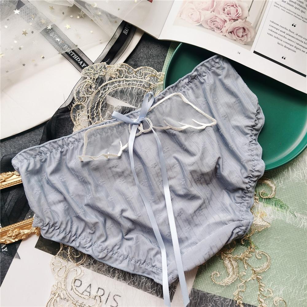 Трусы, милые эластичные большие жаккардовые трусы из темного ледяного шелка, сексуальные женские трусики с низкой посадкой