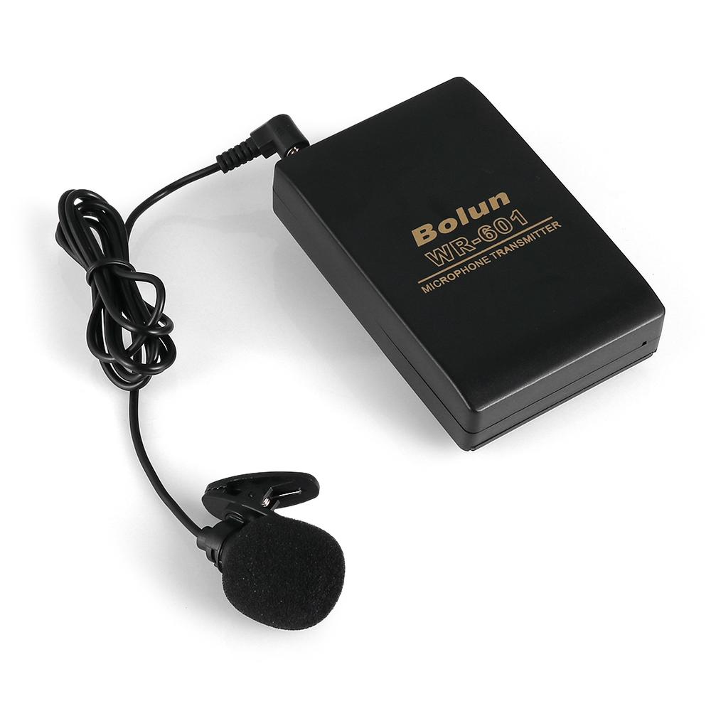 Karaoke Speech Speaker Lavalier Lapel Clip Mic System FM Transmitter Receiver Wireless Microphone