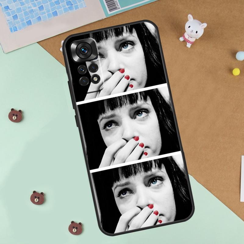 Pulp Fiction Case For Xiaomi Redmi 14C 10C 12C 13C Cover For Redmi Note 13 Pro 14 9 10 11 12 10S 11S 12S