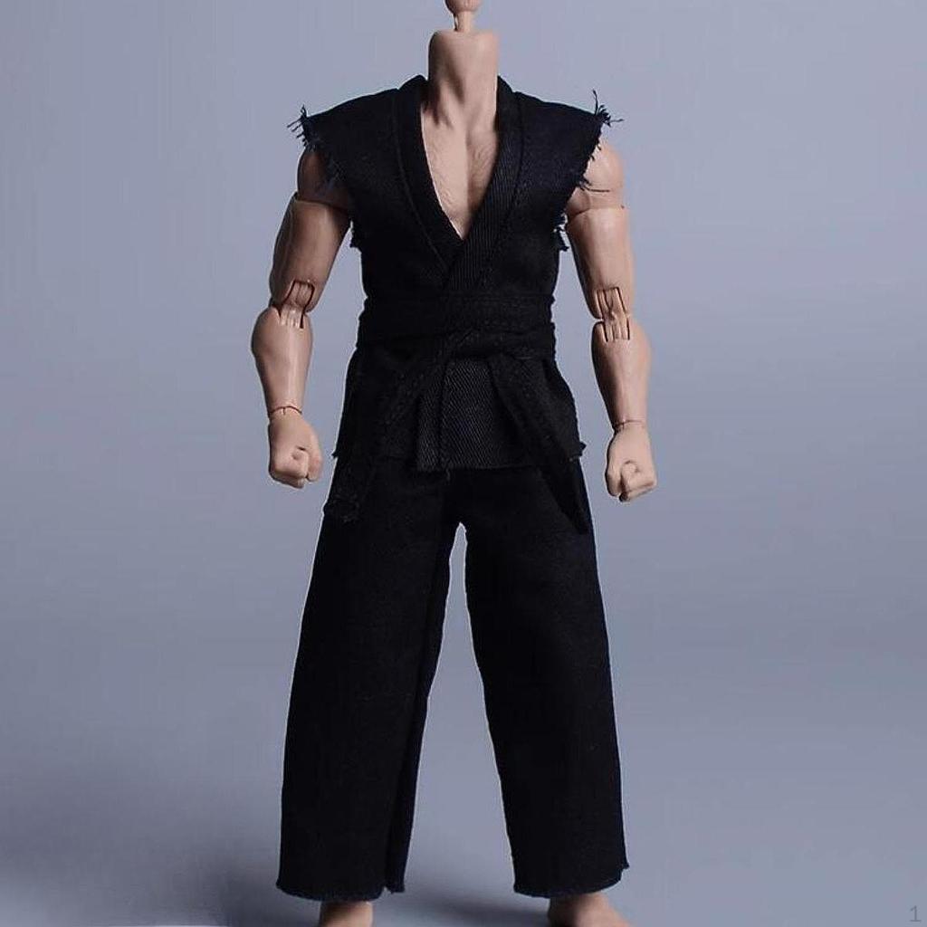 1/12 Фигурки Самурай Кимоно 6" Фигурка Боевая форма Дзюдо Косплей Дети Взрослые Подарки Стильный