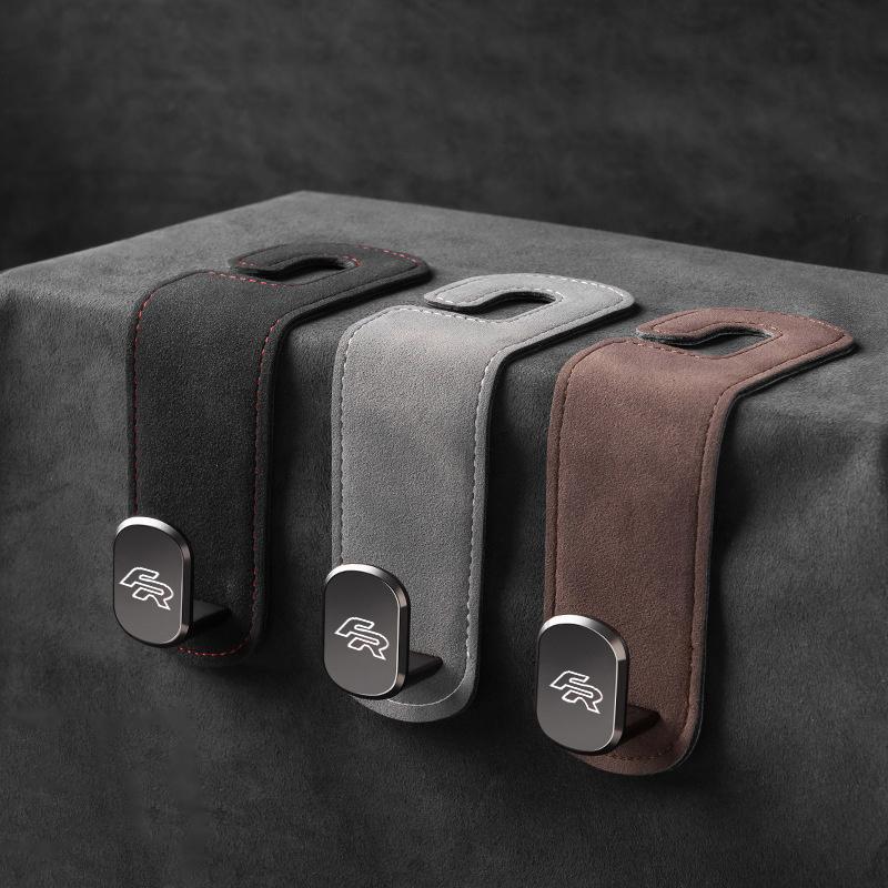 Car Seat Back Hook Suede Rear Storage Storage Small Hook For Seat FR Leon Ibiza Altea 5f Mk2 Mk3 TARRACO Auto Interior Accessory ibz023