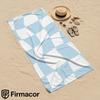 Wavy Checker Soft Portable Travel Towel Unisex Ultra Lightweight Microfiber Oversized Sand Free Quick Dry Beach Towel