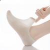Female Summer Thin Pure Cotton Sweat Absorber Deodorant Mesh Boneless Boat Socks