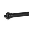 Black Swivel Towel Hanger Stainless Steel and Zinc Alloy Rotating Towel Bar  Space Saving