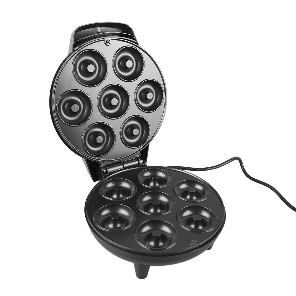 Mini Donut Maker 1200W 7 Holes Electric Donut Press Machine with Non Stick Coating for Breakfast