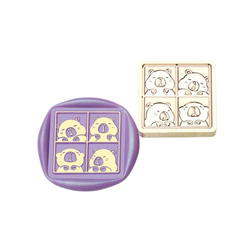 Штамп для восковой печати Бабочка Латунная головка Зимней тематики Штамп для запечатывания воском для пригласительных открыток, скрапбукинга, украшений