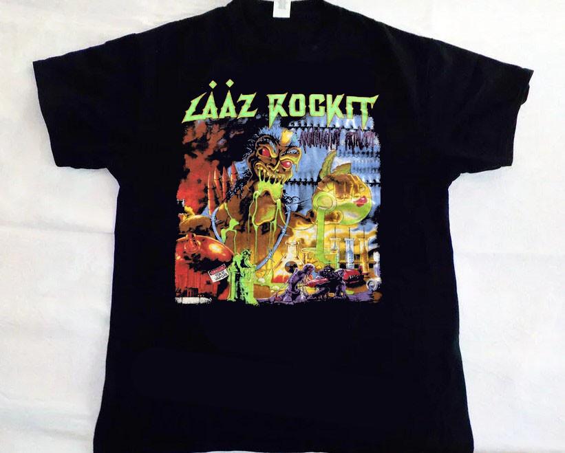 Laaz Rockit Band T-shirt Black Unisex T-shirt classic style men women TE7714 Unisex T-Shirt