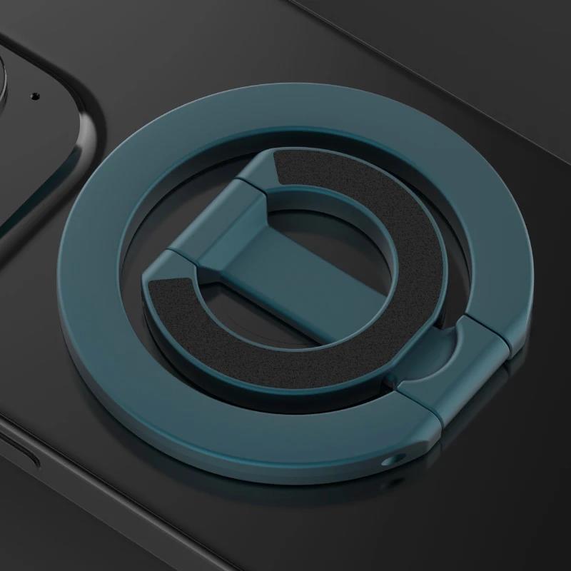 Двусторонний магнитный держатель-кольцо для мобильного телефона для MagSafe iPhone 16, складная подставка для телефона с сильным магнитом, подставка-кольцо для телефона