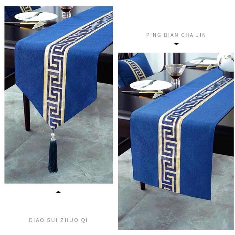 New Chinese Style Table Flag Waterproof and Oil Resistant Hot Selling Tea House Tea Towels Zen Tea Table Cloth Hotel Bed Flag