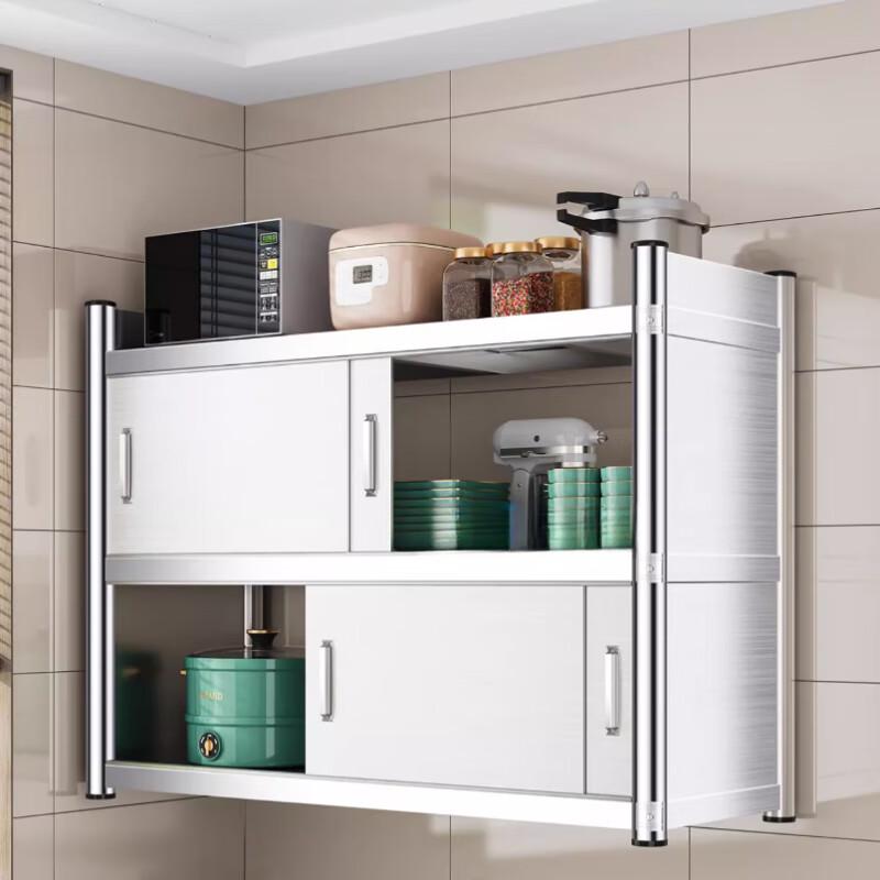 Кухонный шкаф с раздвижными дверями из нержавеющей стали Beifu