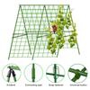 Metal Garden Trellis for Climbing Plants A-Frame Grape Trellis with Non-Slip Texture Outdoor Plant Support Trellis for Vines Flowers Vegetables