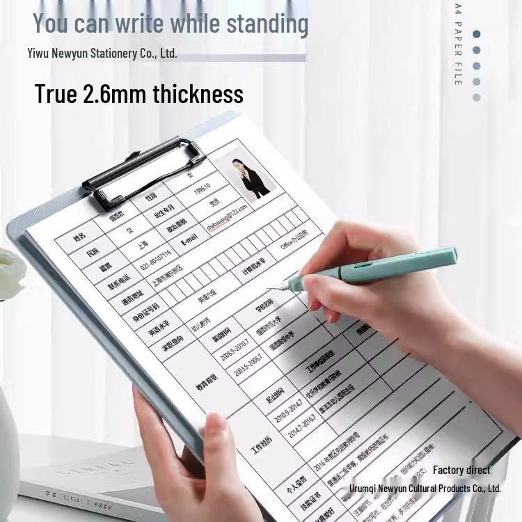 Экзаменационная доска для письма: Папка-планшет формата А4 для школьных тестов