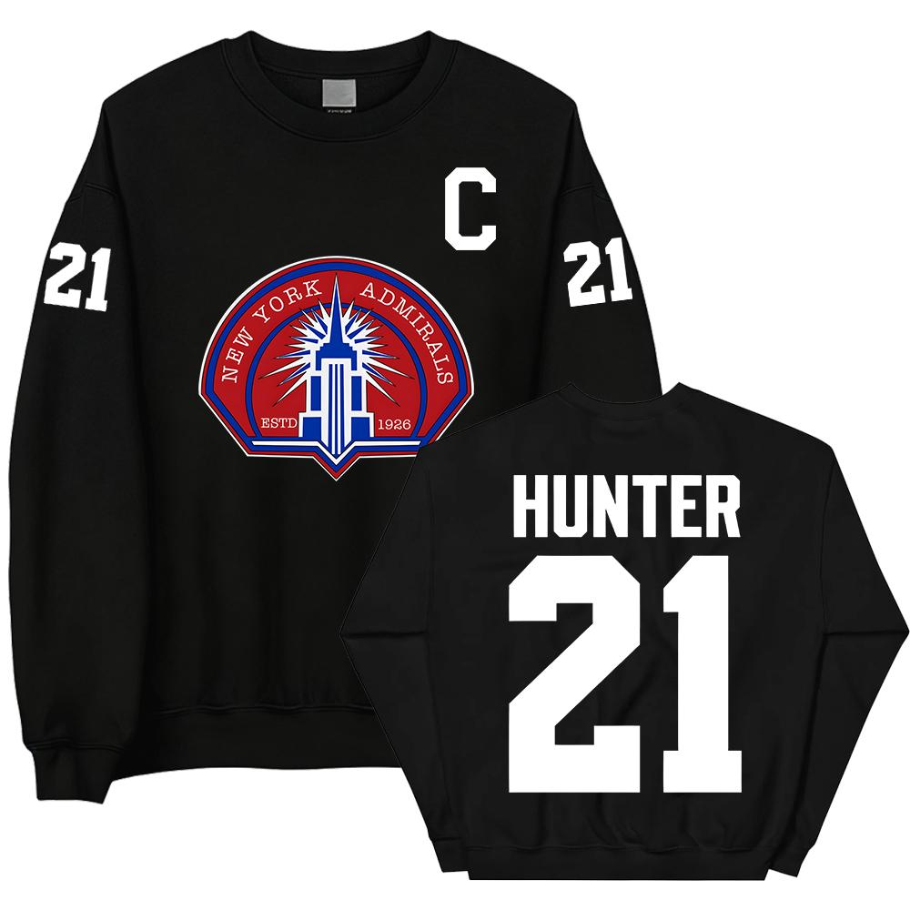 Свитшот с круглым вырезом Llya Rozanov 81 Heated Rivalry Shane Hollander 24 Hunter 21 Пуловер Одежда Montreal Metros Boston Raiders