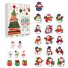 24Рождественский Адвент-календарь Содержит 24 подарка Рождественские милые фигурки Кукла Адвент-календарь