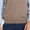 Hengyuanxiang Men's Wool V-Neck Sleeveless Sweater