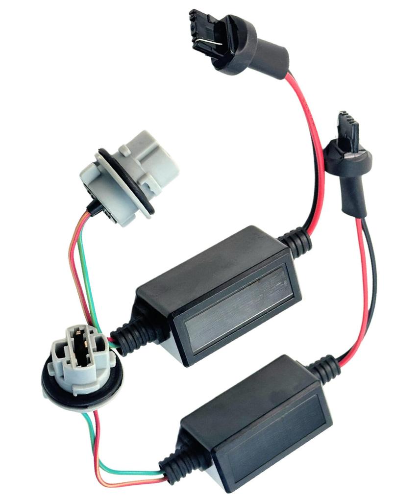 HTharros Hyper Flash Prevention Resistor T20 6 Ohm LED Turn Signal Single Socket Warning Light Warning Canceller 12V 20W 2pcs