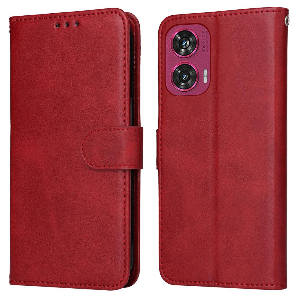 For Motorola Edge 50 Fusion 5G Case Wallet PU Leather Folio Flip Phone Cover