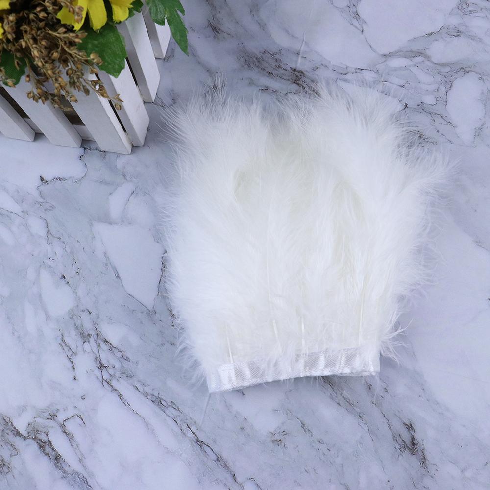 Colorful Turkey Marabou Feather Trim 4-6Inch 2M/5M/10M Plumes Fringe For Sewing Needlework Diy Crafts Dress Decoration
