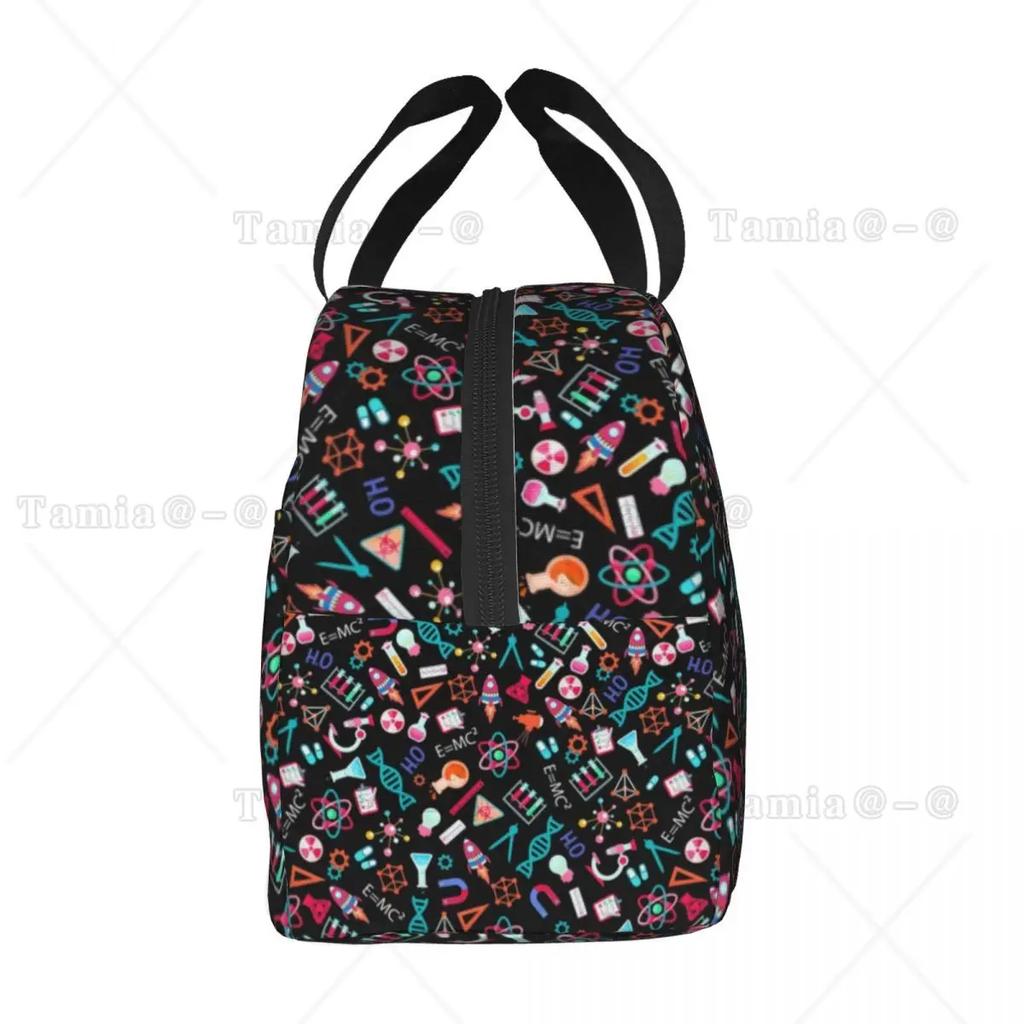 Химия Любитель Изолированная Сумка Для Обеда Для Женщин Многоразовая Научная Лабораторная Технология Термоохладитель Ланч-Бокс Для Детей Школьные