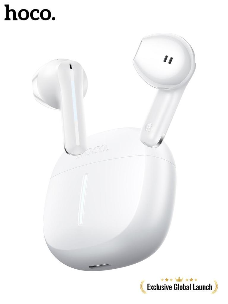 Hoco Беспроводные наушники EQ33, Bluetooth 5.4, с микрофоном, до 7 часов воспроизведения, зарядный кейс 300 мАч, поддержка приложения