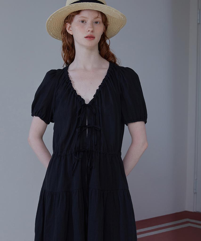 Ceme Three Ribbon Dress(Bk)