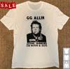 Новая футболка GG ALLIN Кровь и Кишки Подарок для фанатов Унисекс S-5XL JM658