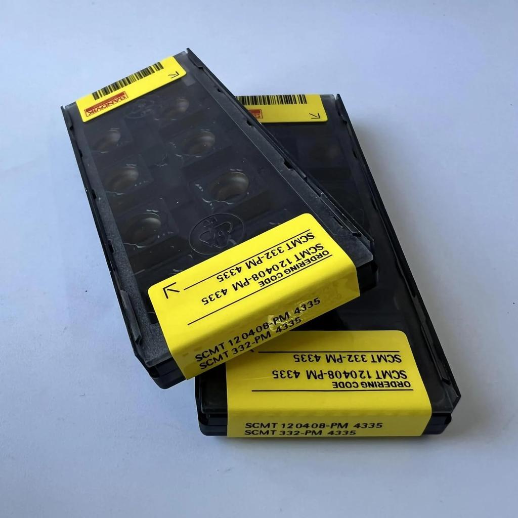 Original Sandvik / SCMT120408-PM 4335 / CNC Lathe Carbide Blade 10 PCS