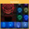 3D Светодиодный Акриловый Ночник Футбольный Клуб Сенсорная Настольная Лампа 7 Цветов Подарки