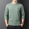 Long Sleeve T-shirt Men's Spring and Autumn New Casual Round Neck Undershirt Sweater Men