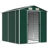 VidaXL Garden Shed, Tool Shed with Handles, Tool Shed with Sloping Roof, Terrace Storage Shed, Green 3188232