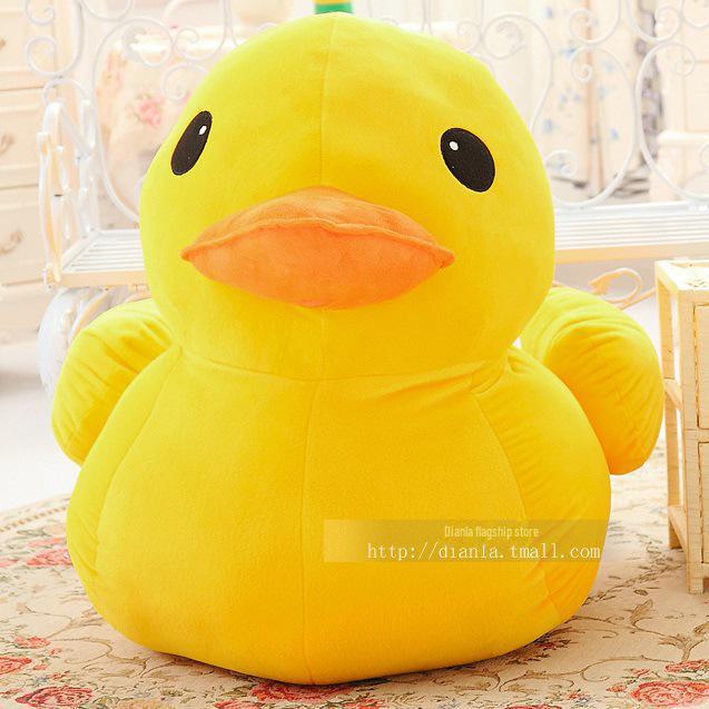 Большая желтая плюшевая игрушка «Утка» для детей и занятий с родителями
