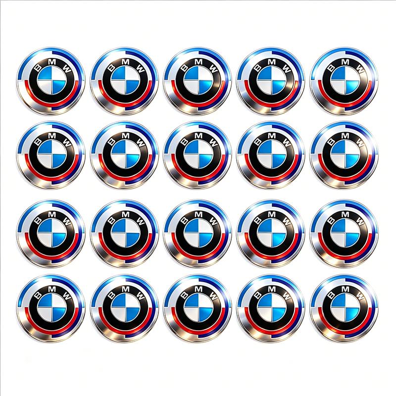2026 Hot 11/14mm Car Remote Key Sticker Aluminum Emblem Decoration Decal For BMW X1 X3 X4 X5 E46 E90 F20 E60 E39 F10 M M2 M3 M5 M6 E87 M8