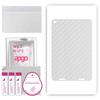 apgo Protective Skin Sticker for the Back Compatible with Xiaomi Mi Pad 3, Wrap Film, Foil, Vinyl - Pattern Transparent Carbon