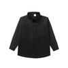 Boys' Black School Uniform Shirt with High Color Fastness