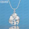 925 Sterling Silver Tree Necklace Fashionable Wedding Jewelry