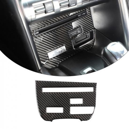 Накладка на панель CD из углеродного волокна для интерьера Nissan GTR R35 2008-2016