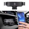 ISVIF1 Gravity Car Phone Holder Car Badge Retractable Stand Air Vent Clip For Mercedes Benz AMG W203 W206 W220 W205 W211 W212 W201 W210