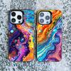 Новый Чехол Для Телефона С Ретро Цветом, Текстурой и Узором Для iPhone 16 Pro Max 15 14 Pro Max Plus 13 Mini 12 11 Pro Max Ударопрочный Лазерный Чехол
