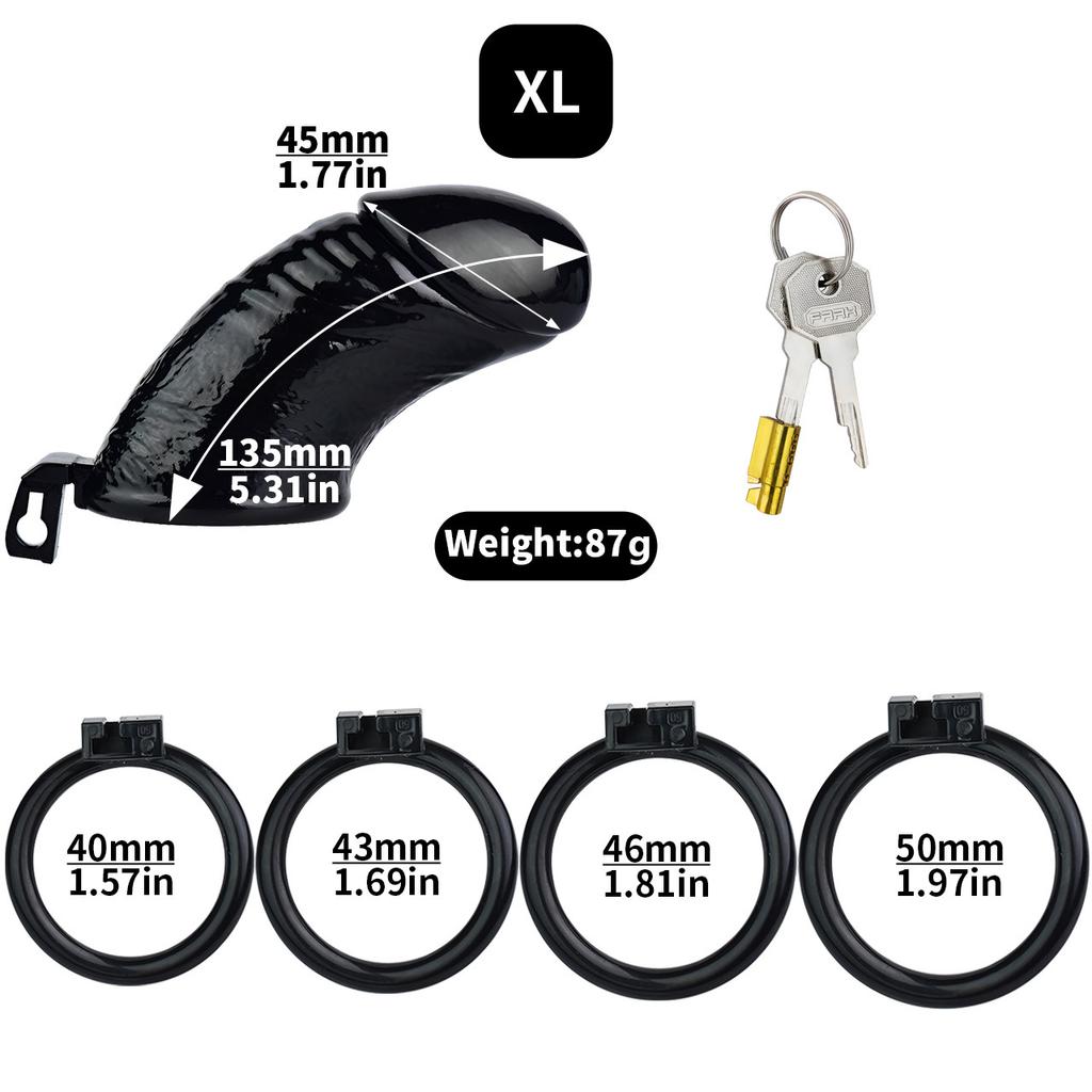 Мужской замок для пениса, носимый из смолы, замок CB, черный замок для пениса, гей-рогоносец, БДСМ, секс-игрушки, пояс верности