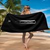 Fulham Football Crest Beach Towel Microfiber Beach Towel, Lightweight and Quick-Dry, for Summer Travel, Swimming Pool Fan Birthday Gift