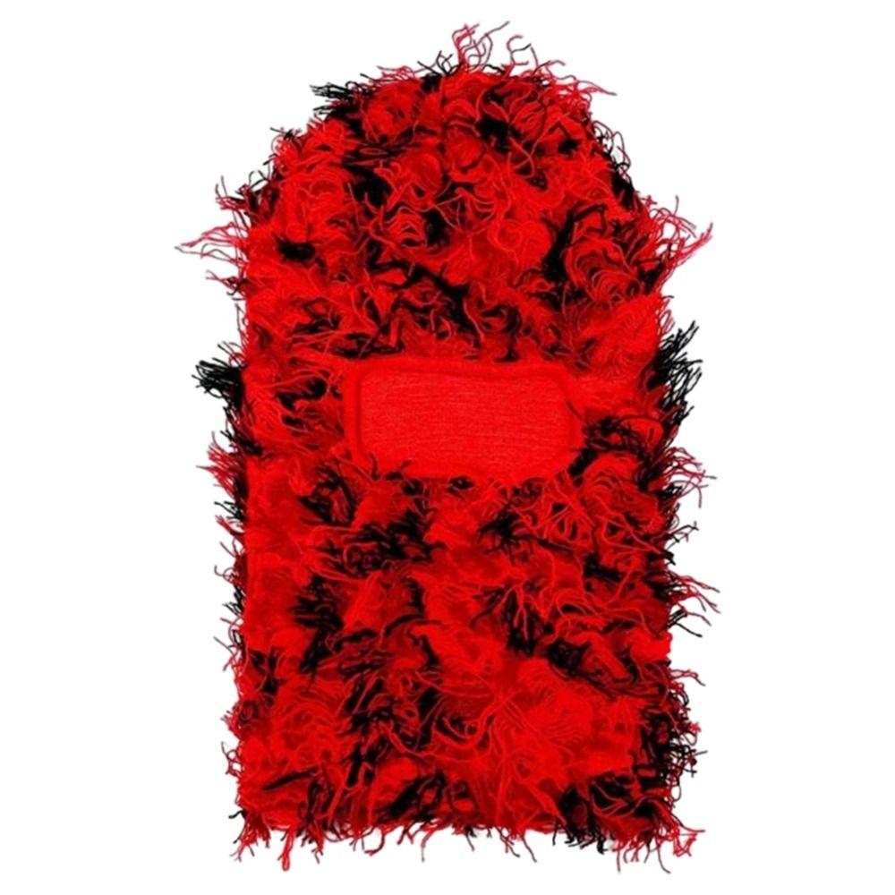 Лыжная маска на все лицо, Балаклава, вязаная шапка на Хэллоуин, шапка-бини, женские шапки