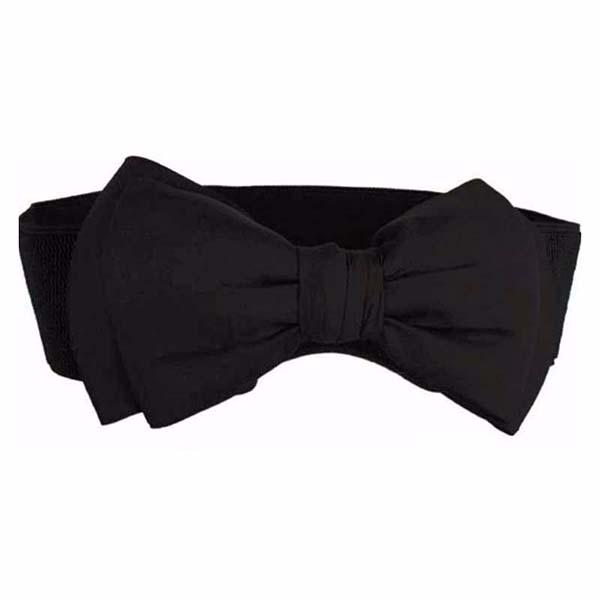 Women Belt Long Section Of the Circle Soft Leather Bowknot Body Shaping Bands Wide Belts