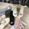 3/5 Pairs Winter Women Warm Socks Fluffy Plush Sleep Soft Cozy Girls Cute Cartoon Floor Socks
