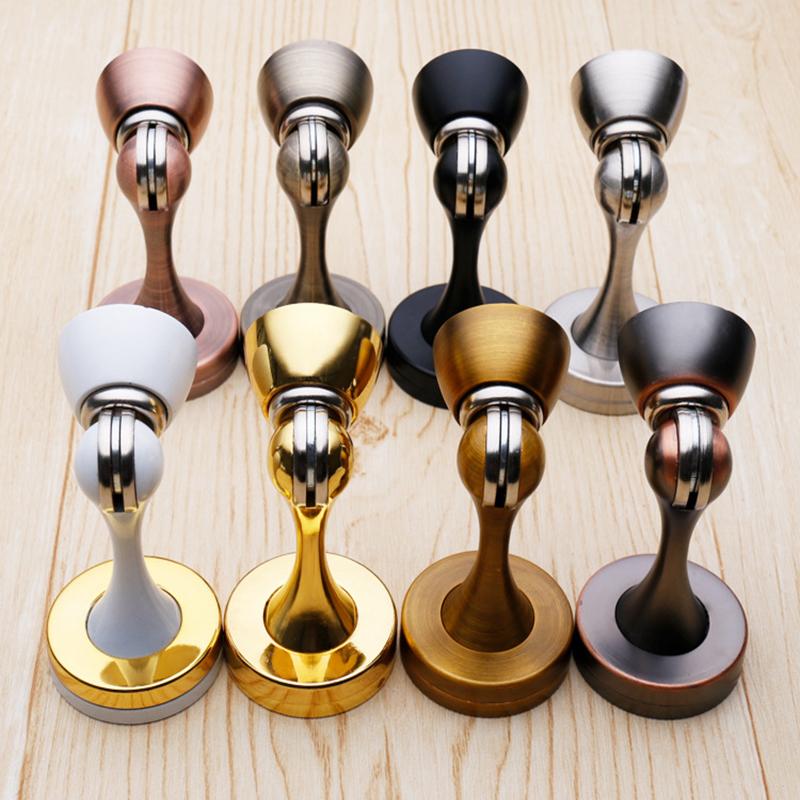 Магнитный дверной упор, присоска, держатель дверного упора из цинкового сплава, держатель дверного упора для дома, офиса, магнитный дверной сенсор для помещений