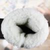 White Women Boots Winter Shoes Warm Plush Mid-calf Boots Waterproof Rubber Non-slip Platform Snow Boots Female Plus Size 42