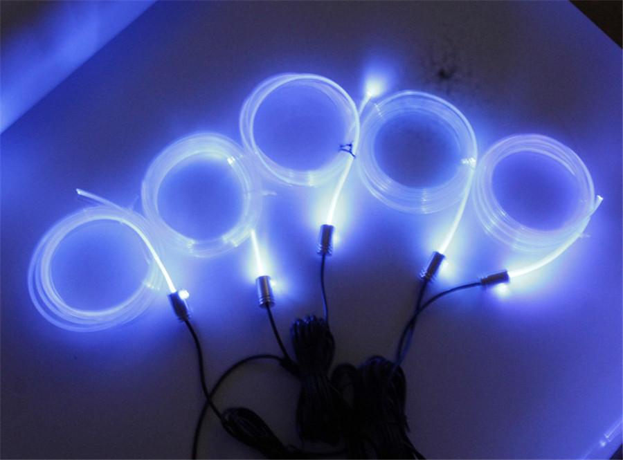 5in1 6M RGB LED Car Interior Decor Neon Strip Light APP Control Atmosphere Light