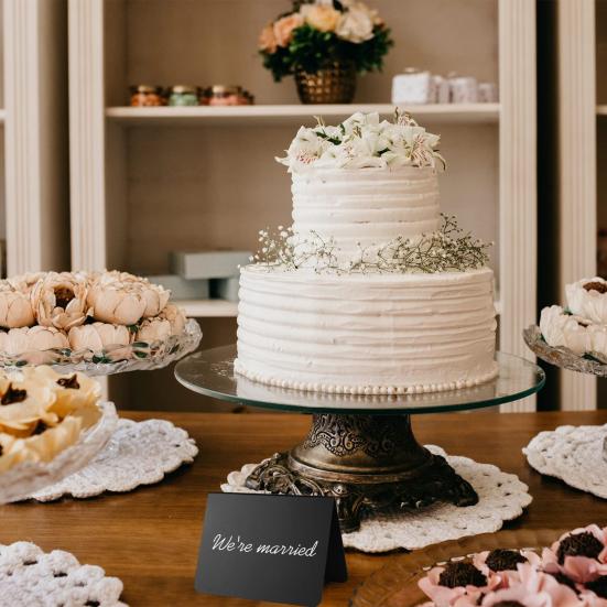 10 шт., мини-доска А-образной формы с жидкой ручкой, протирающей закругленные края, двусторонние ценники, принадлежности для хлебобулочных изделий