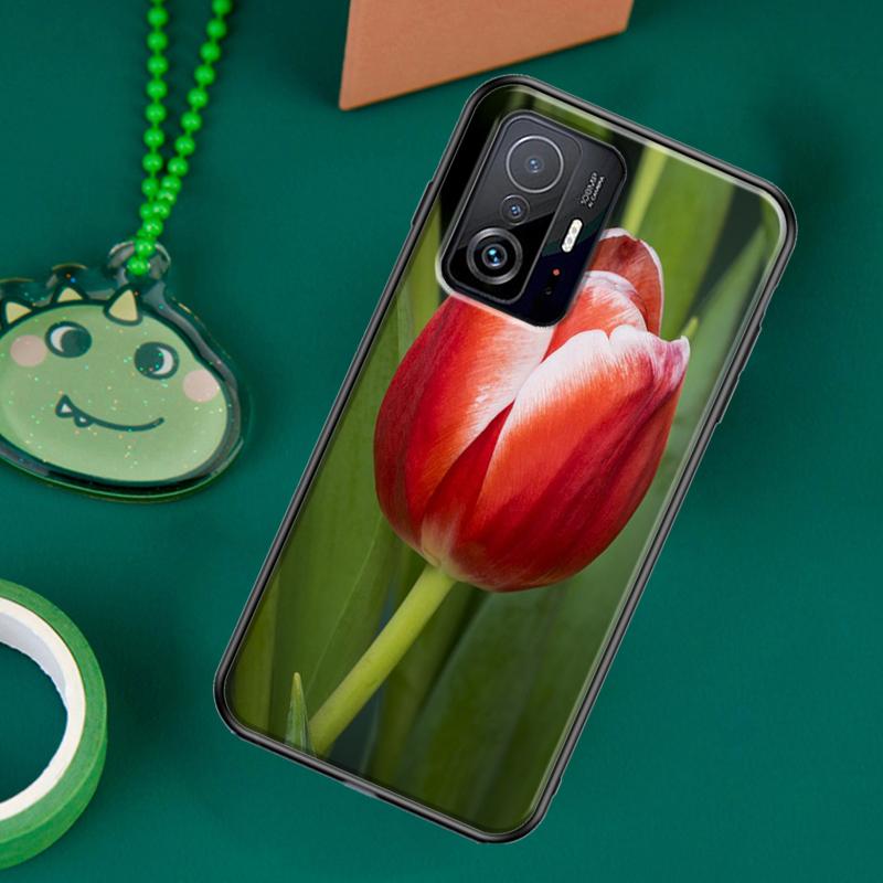 Чехол с цветком тюльпана для POCO F5 X5 X3 Pro X4 F4 GT F3 M5s C40, чехол для Xiaomi 13 12 Lite 11T 12T Pro 12X